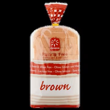 Consenza Bruin brood gesneden glutenvrij 750g